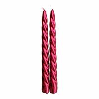kaarsjes Magic Lights Decoratief Rood Ø 2 x 24 cm