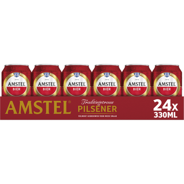 Amstel Pilsener Blik 4 x 6 x 330ML bij Jumbo