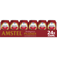 Amstel Pilsener Blik 4 x 6 x 330ML bij Jumbo