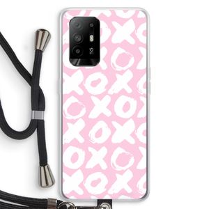 XOXO: Oppo A94 5G Transparant Hoesje met koord