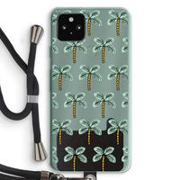Paradise: Pixel 5a 5G Transparant Hoesje met koord