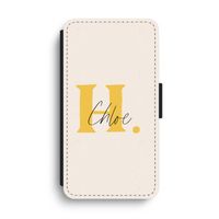 Amber Script: iPhone XS Max Flip Hoesje