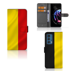 Motorola Edge 20 Pro Bookstyle Case Belgische Vlag