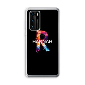 Abstract Spectrum: Huawei P40 Transparant Hoesje