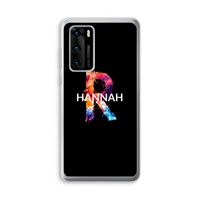 Abstract Spectrum: Huawei P40 Transparant Hoesje