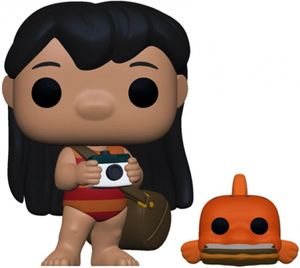 Disney Lilo & Stitch Funko Pop Vinyl: Lilo with Pudge