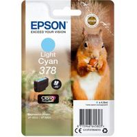 Epson 378 4.8ml 360pagina's Lichtyaan inktcartridge - [C13T37854010]