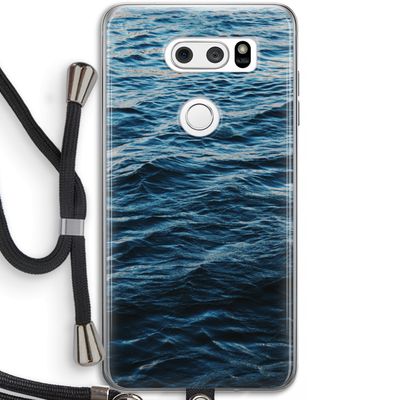 Oceaan: LG V30 Transparant Hoesje met koord