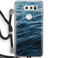 Oceaan: LG V30 Transparant Hoesje met koord Oceaan: LG V30 Transparant Hoesje met koord