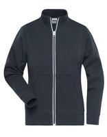 James & Nicholson JN1809 Ladies´ Doubleface Work Jacket -SOLID- - /Carbon - 4XL