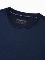 Ombre - heren sweater navy - klassiek - B978 - thumbnail