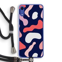 Memphis Shapes Pink: Honor Play 8A Transparant Hoesje met koord