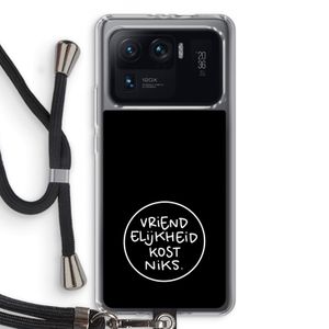 Vriendelijkheid: Xiaomi Mi 11 Ultra Transparant Hoesje met koord