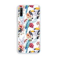 Bloemen tukan: Huawei P Smart Pro Transparant Hoesje