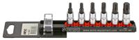 Bitdopset 1/4", ribe 6-dlg. op rail 100601