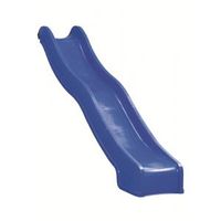 Kunststof glijbaan 250cm blauw - geschikt voor platformhoogte 120cm - thumbnail