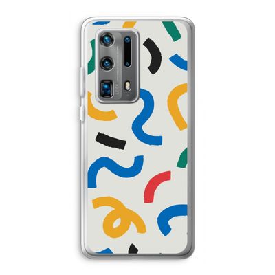 Illustratieve pop 2: Huawei P40 Pro Plus Transparant Hoesje
