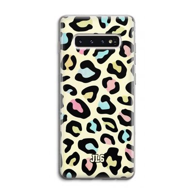 Leopard pattern: Samsung Galaxy S10 4G Transparant Hoesje