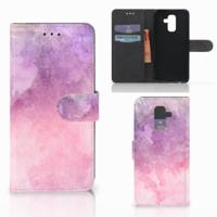 Hoesje Samsung Galaxy A6 Plus 2018 Pink Purple Paint