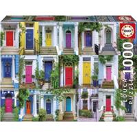 Puzzel - EDUCA - Gates of Notting Hill - 1000 stukjes - Thema Architectuur - 68 x 48 cm