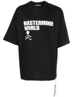 Mastermind Japan t-shirt oversize à logo imprimé - Noir