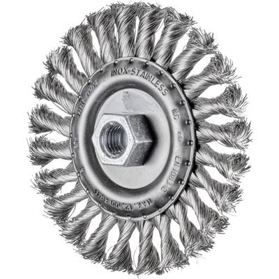 PFERD TOOLS 43312004 Ronde borstel getordeerd RBG Ø 115 x 12 mm M14 Ø roestvrijstalen draad 0,35 voor haakse slijpers 1 stuk(s)