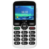 doro 5860 Senioren mobiele telefoon Met laadstation Zwart/wit