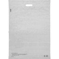 Zak | Verzendzak met handvat | Gerecycled LDPE | 50x70cm | wit | 200 stuks