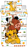 Disney The Lion King Dekbedovertrek Timon en Pumba - 140 x 200 cm - thumbnail