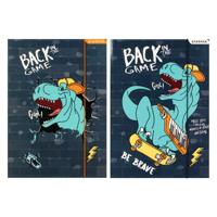 Map met Elastiek A4 Skate Dino