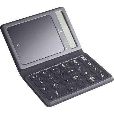 Renkforce RF-NK-300 Numeriek toetsenbord Bluetooth Vouwbaar, Geluidsarme toetsen, Geïntegreerd touchpad, Rekenmachinefunctie Zwart