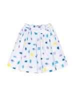 KINDRED jupe à imprimé abstrait multicolore - Blanc KINDRED jupe à imprimé abstrait multicolore - Blanc
