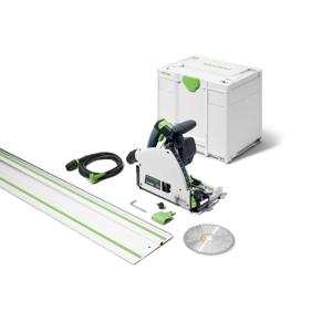 Festool TS 60 KEBQ-Plus-FS Invalzaag in Systainer met FS 1400/2 Geleiderail - 577417