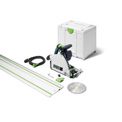 Festool TS 60 KEBQ-Plus-FS Invalzaag in Systainer met FS 1400/2 Geleiderail - 577417