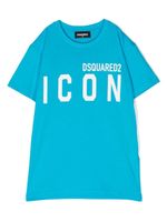 DSQUARED2 KIDS t-shirt à logo Icon imprimé - Bleu