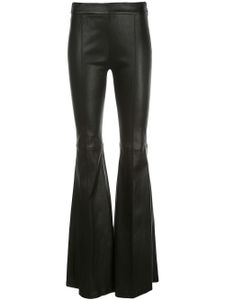 Rosetta Getty pantalon à coupe évasée - Noir