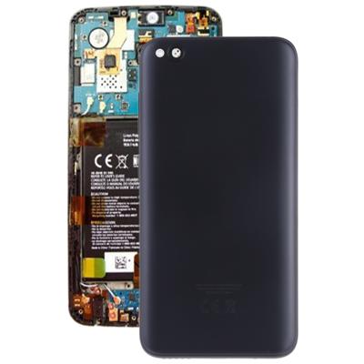 Batterij terug te dekken met kant toetsen & camera lens voor Xiaomi Redmi Go (zwart)