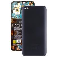 Batterij terug te dekken met kant toetsen & camera lens voor Xiaomi Redmi Go (zwart)