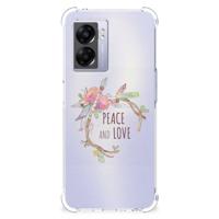 OPPO A77 5G | A57 5G Stevig | Bumper Hoesje | Boho Text