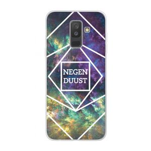 Negenduust ruimte: Samsung Galaxy A6 Plus (2018) Transparant Hoesje