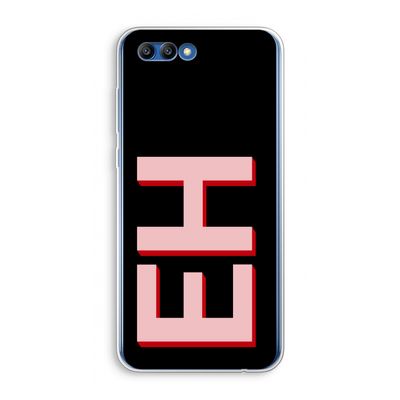 Monogram: Honor 10 Transparant Hoesje