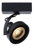 Lucide DORIAN - Plafondspot - LED Dim to warm - GU10 (ES111) - 1x12W 2200K/3000K - Zwart - thumbnail