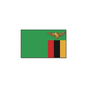 Landen thema vlag Zambia 90 x 150 cm feestversiering