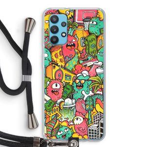 Vexx City: Samsung Galaxy A32 4G Transparant Hoesje met koord