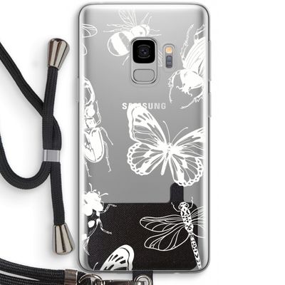 Tiny Bugs: Samsung Galaxy S9 Transparant Hoesje met koord