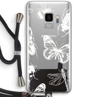 Tiny Bugs: Samsung Galaxy S9 Transparant Hoesje met koord