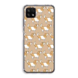 Doggy: Samsung Galaxy A22 5G Transparant Hoesje