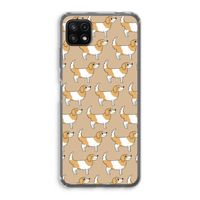 Doggy: Samsung Galaxy A22 5G Transparant Hoesje