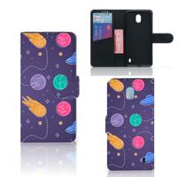 Nokia 1 Plus | Wallet Case | met Pasjes | Space