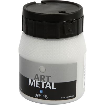 Schjerning Hobbyverf metallic, zilver(5110), 250 ml/ 1 fles